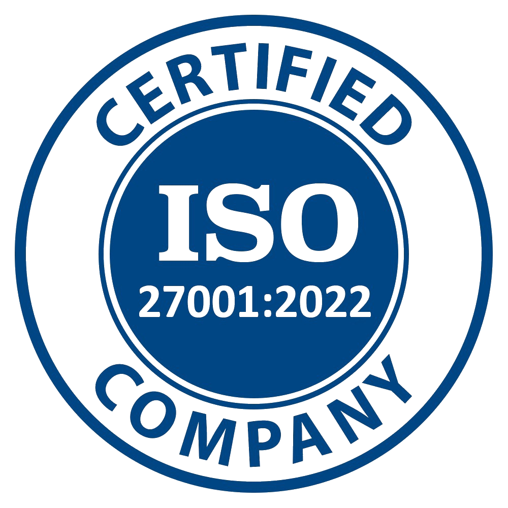 ISO 27001:2022 Certified Company