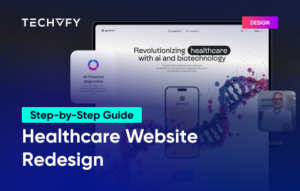 healthcare website redesign